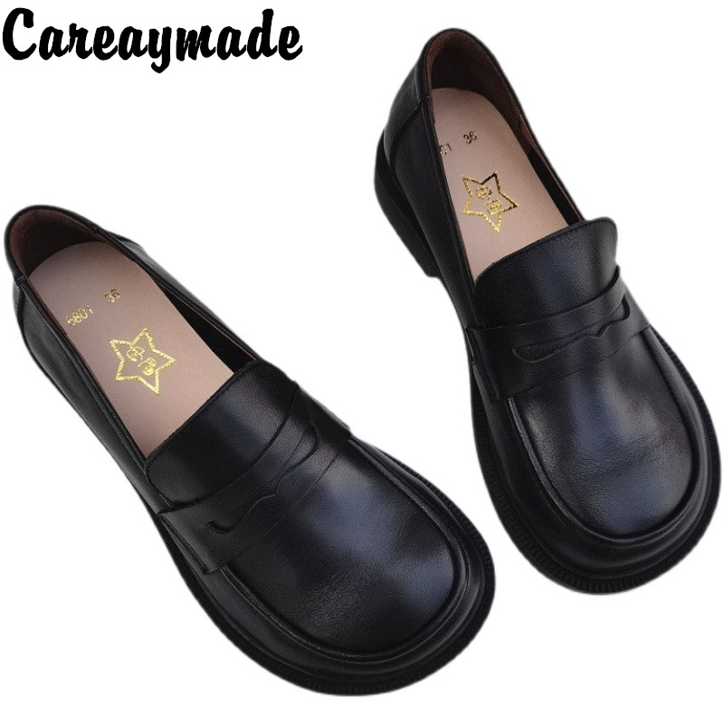 Shoes Heels Men - Careaymade-Áo Khoác Trơn Trượt Trên Giày