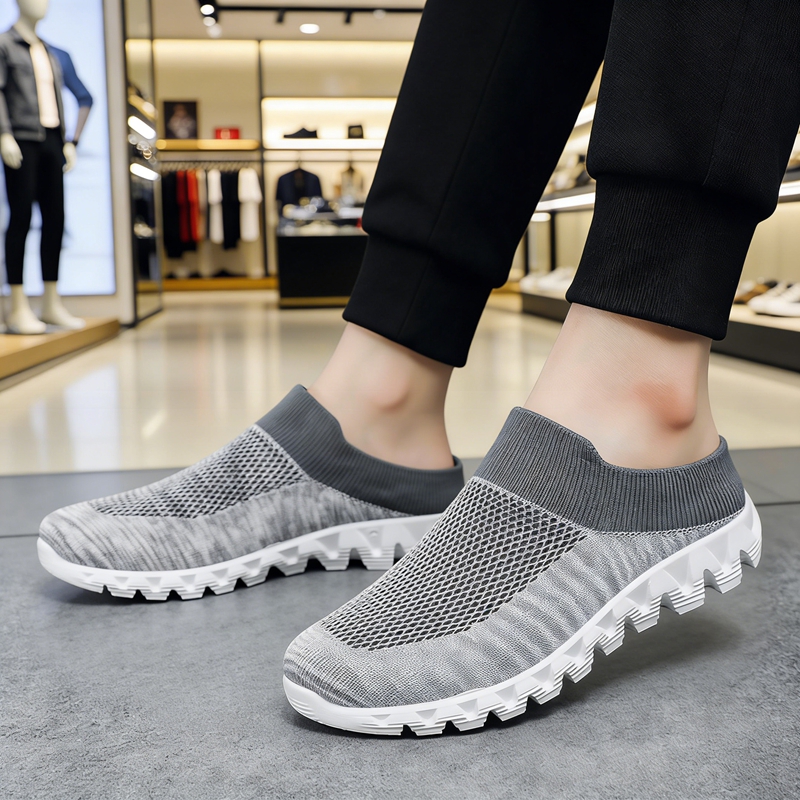 Men'S Shoes Half Cut - New Fashionable Casual Low Cut Breathable
