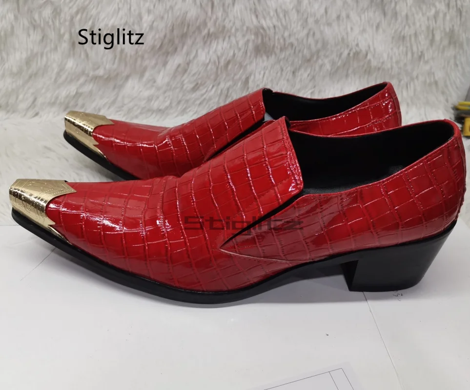 Red Patent Leather Men's Shoes - đánh giá và giá Men'S Shoes Size 42 In Us