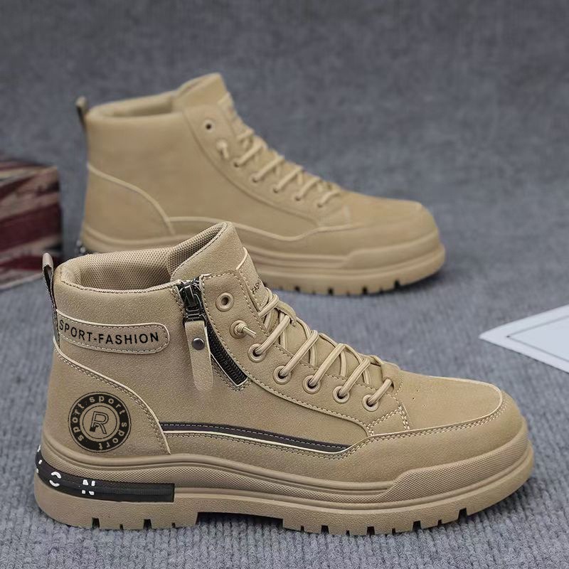 Men Retro High Top Work Boots  - đánh giá và giá Men'S Shoes For Work