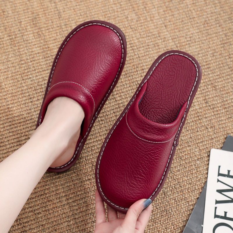 Home Leather Slippers Men and  - đánh giá và giá Men'S Shoes Size 42 In Us